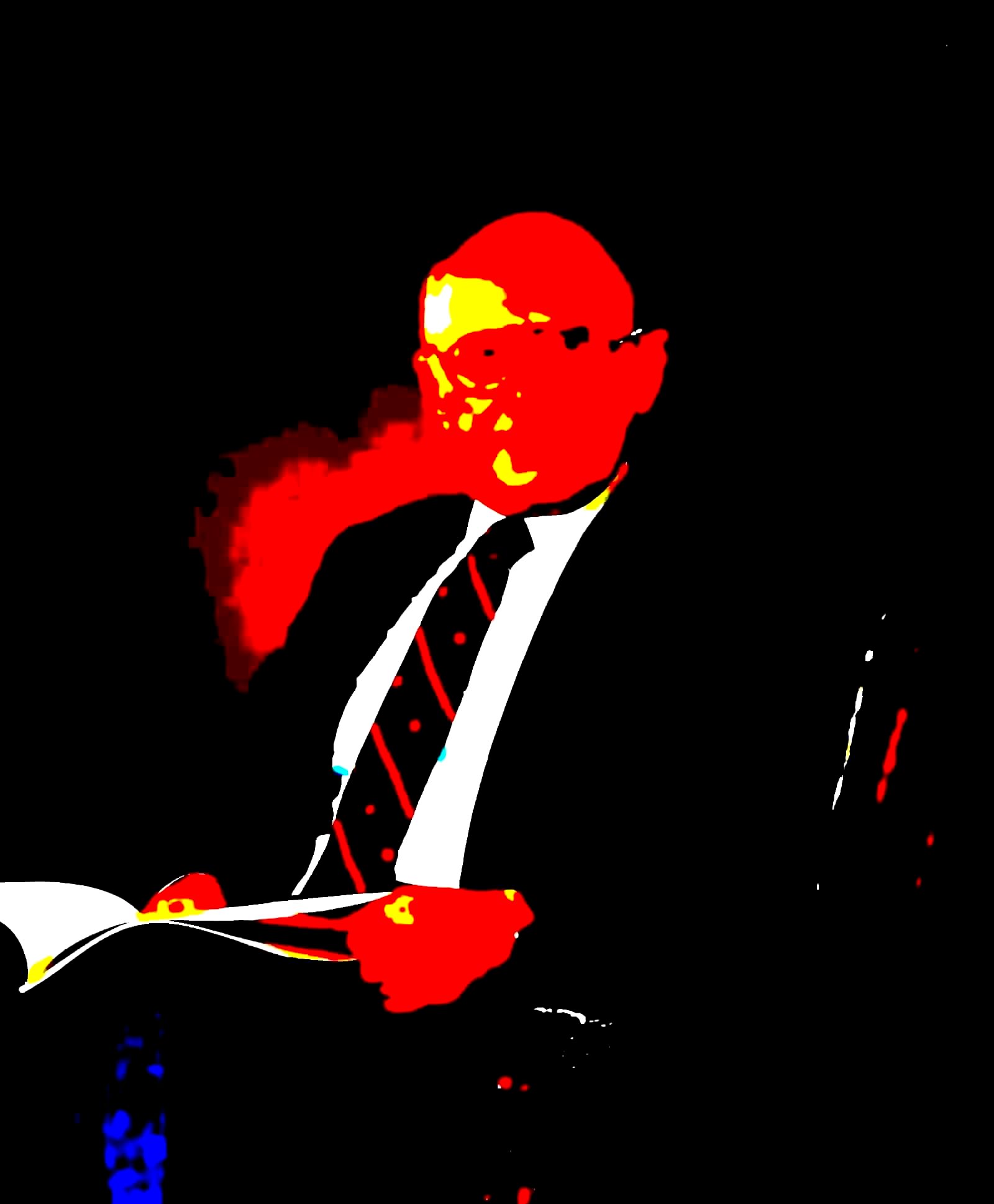Portrait of economist Milton Friedman