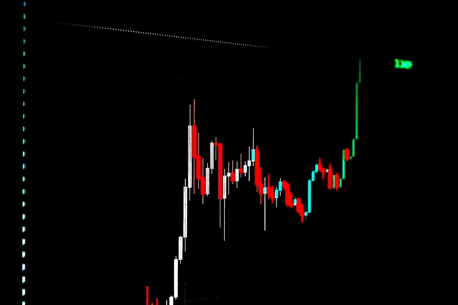 Stock market screens showing trading data