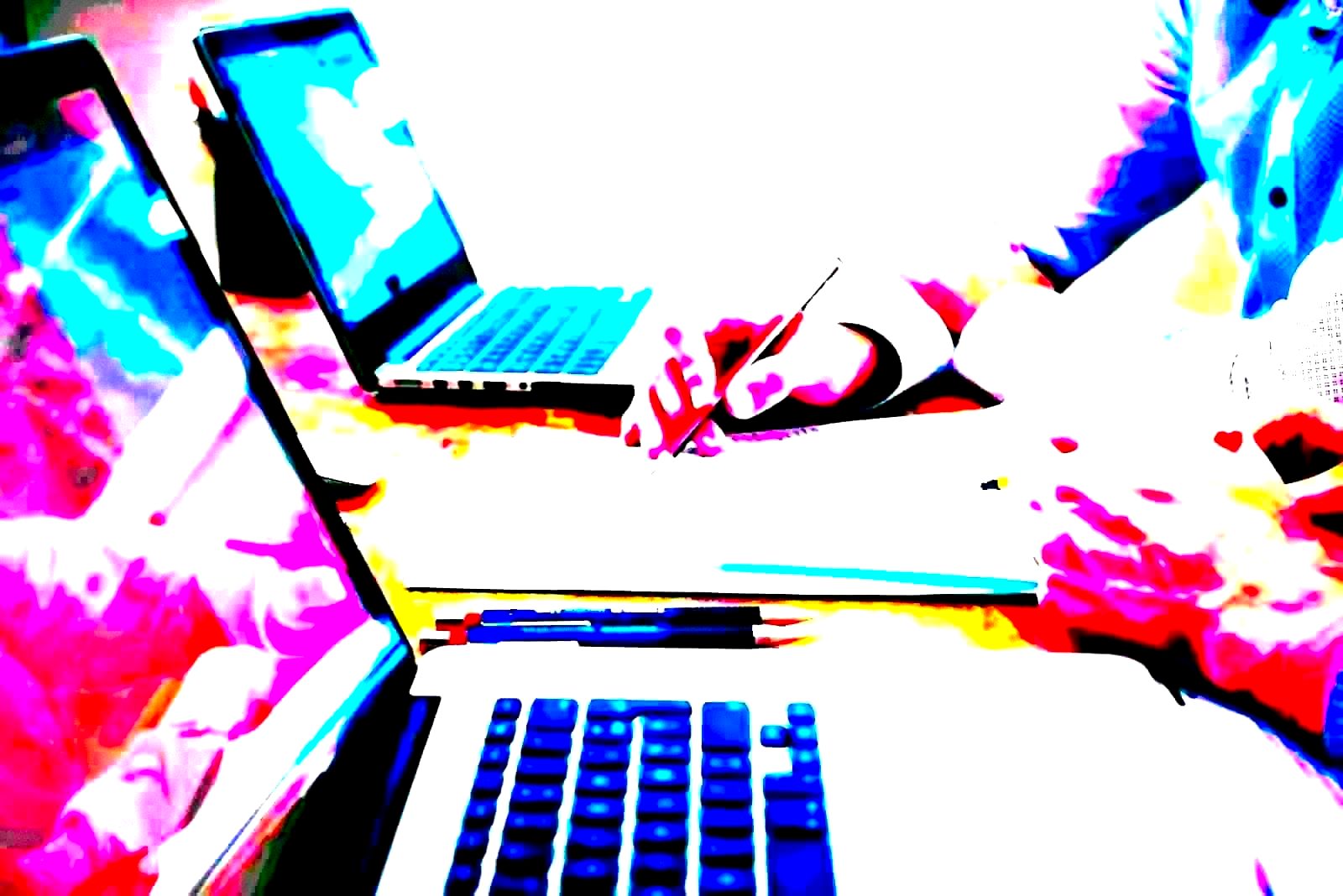 Financial reports and analytical charts on a desk