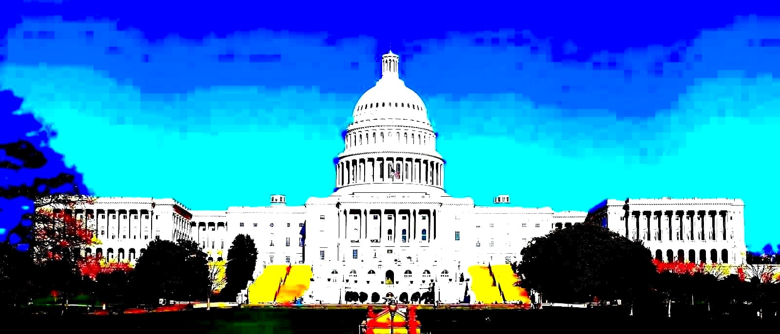 U.S. Capitol building viewed from the National Mall